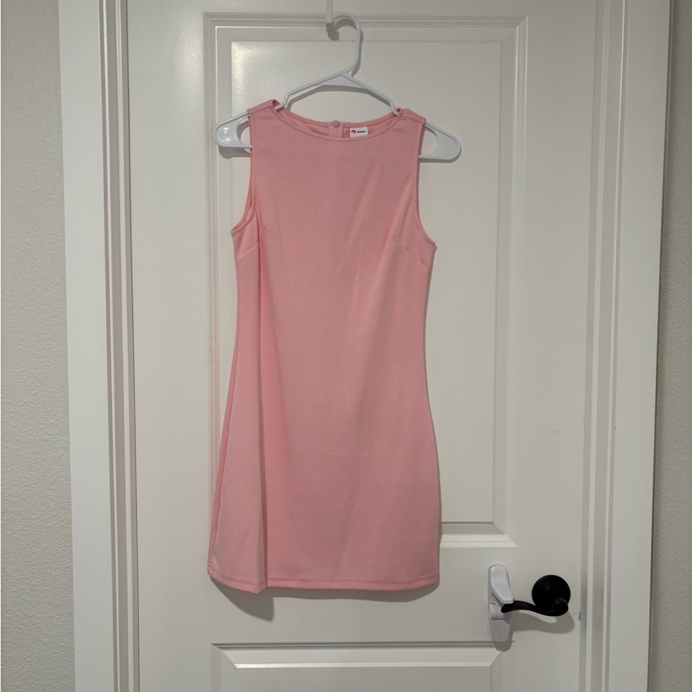 Wiholl Pink Sleeveless Mini Dress